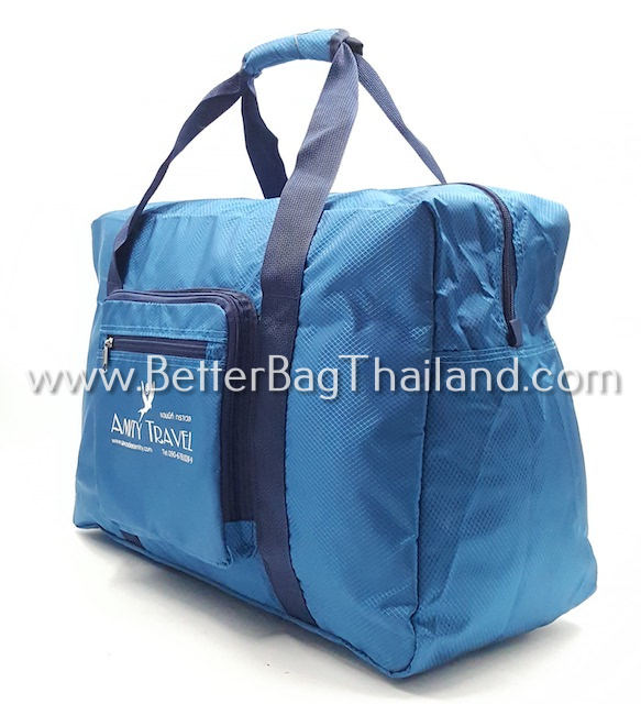 โรงงานผลิตกระเป๋าเดินทางพับเก็บได้ foldable bag